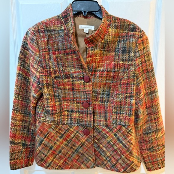 Coldwater Creek Tweed Blazer Fitted Jacket - Picture 1 of 6